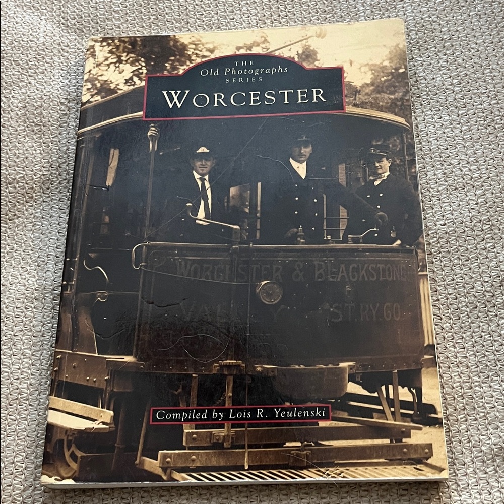 Worcester Old Photographs Book signed by Author 126 pages complete